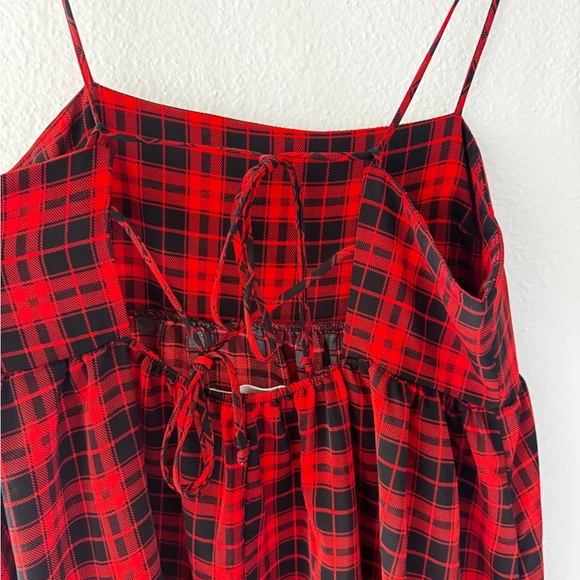 BUCKETLIST Red and Black Checkered Dress - Picture 6 of 7